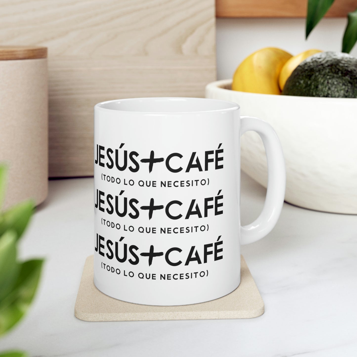 Jesús más Café Mug 11oz