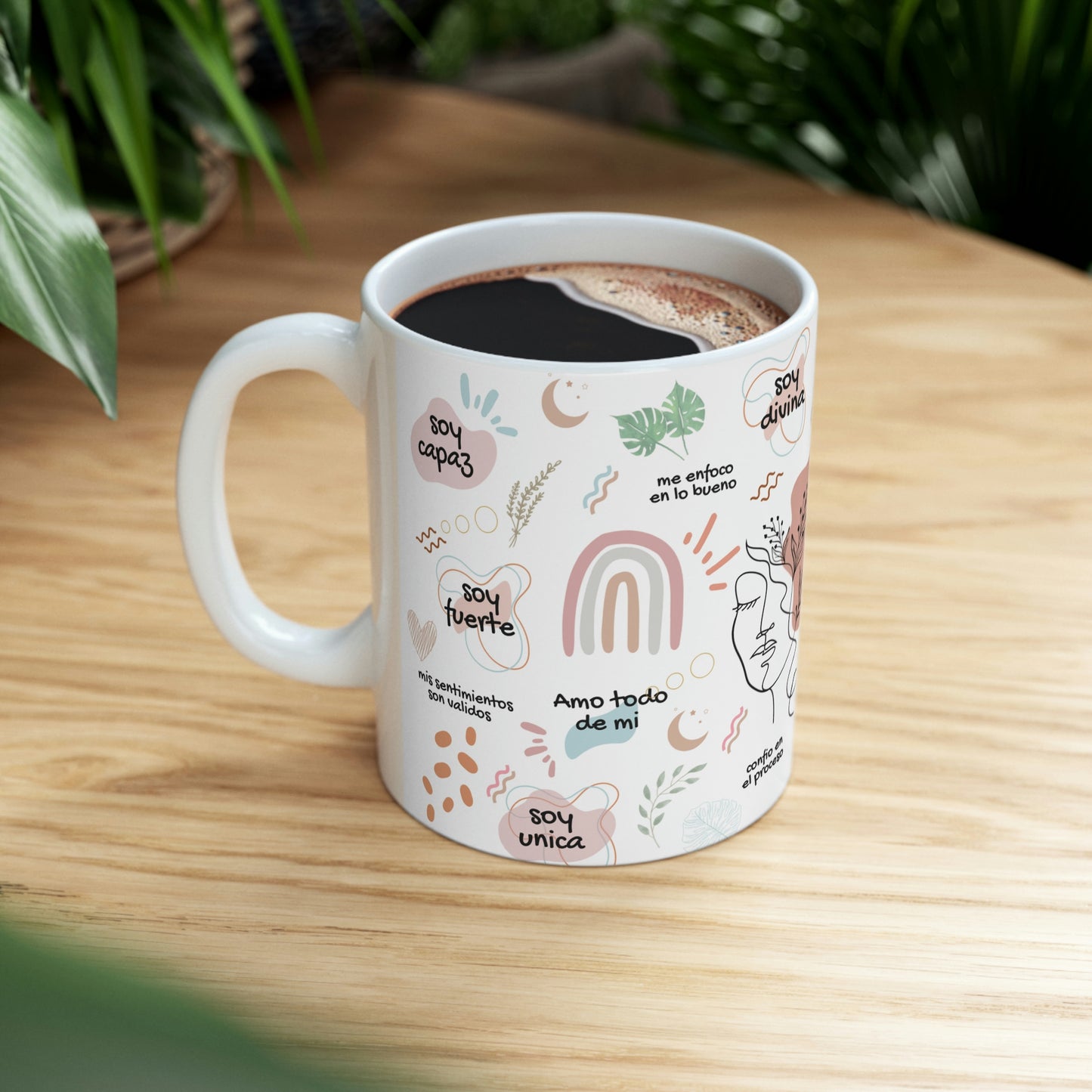 Mis afirmaciones diarias Ceramic Mug 11oz