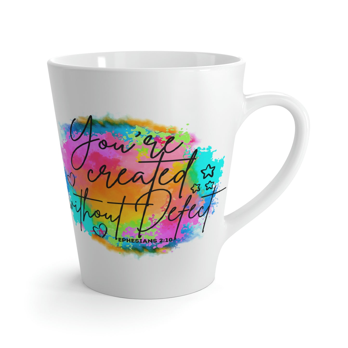 You created without defect Latte Mug