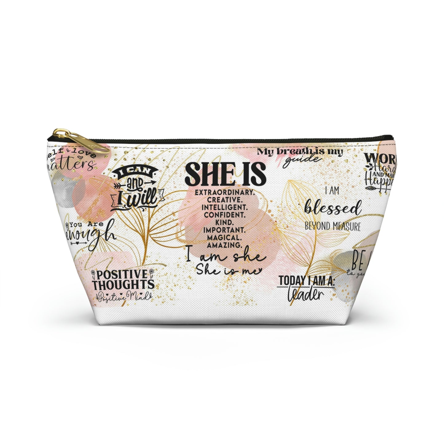 She is Extraordinary Accessory Pouch w T-bottom