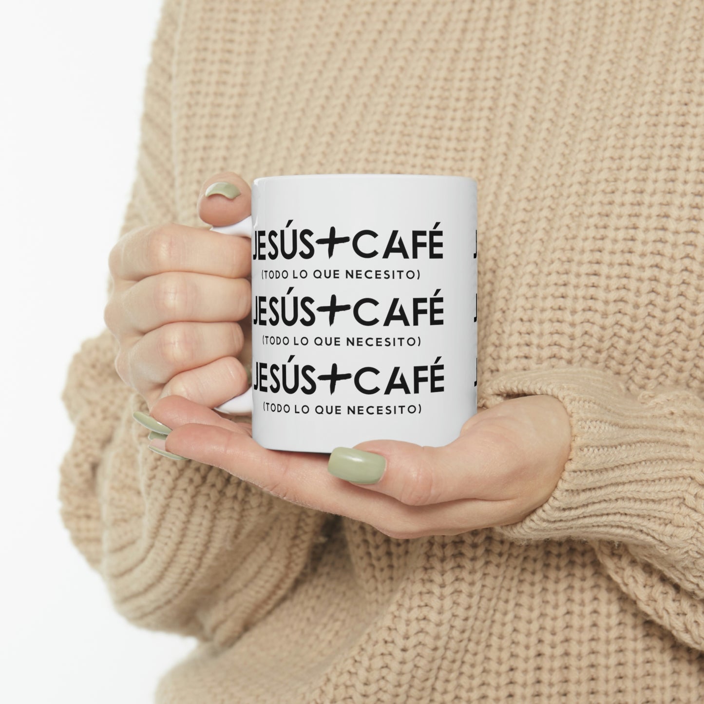 Jesús más Café Mug 11oz