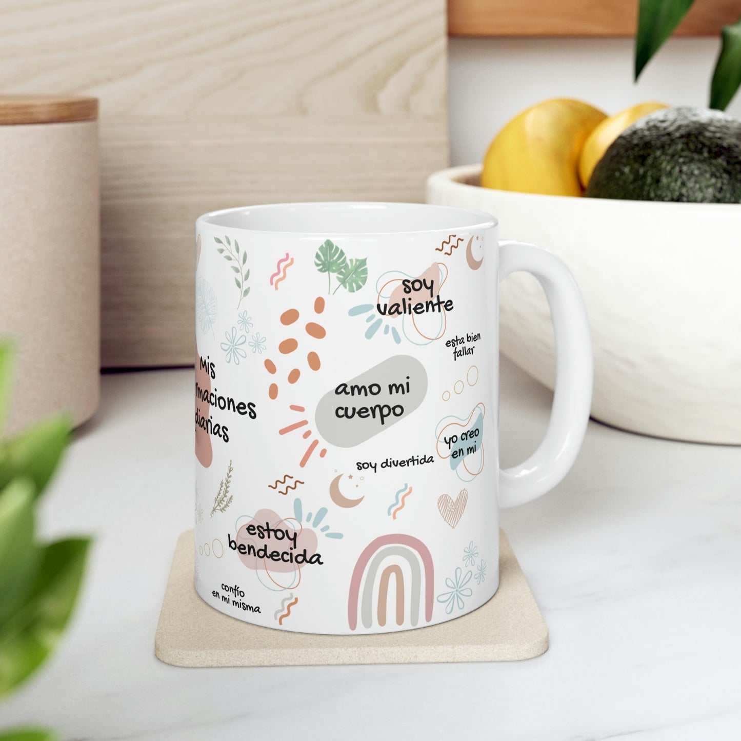 Mis afirmaciones diarias Ceramic Mug 11oz